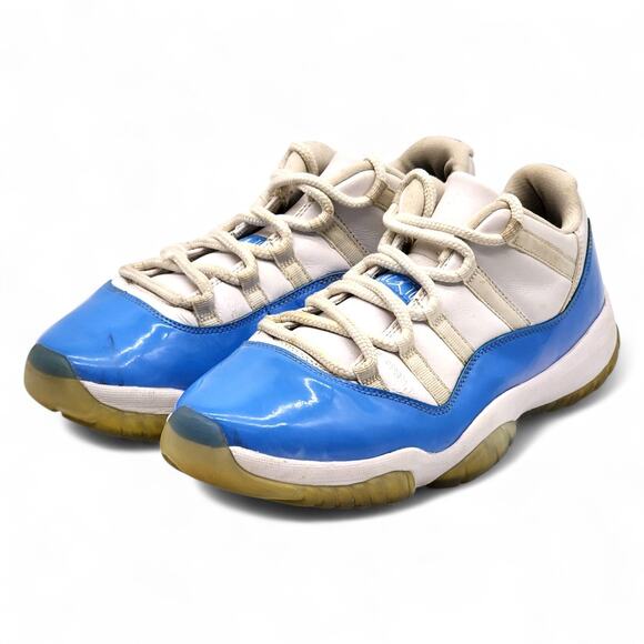 Jordan 11 Retro Low UNC Blue OG Rare Sneakers 528895-106 US 10 - Preowned - Picture 1 of 10